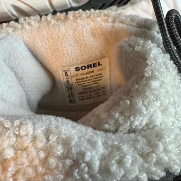 Sorel Women's Explorer Next Carnival WP Snow Boots size 8 grey winter  sea salt - Picture 7 of 7